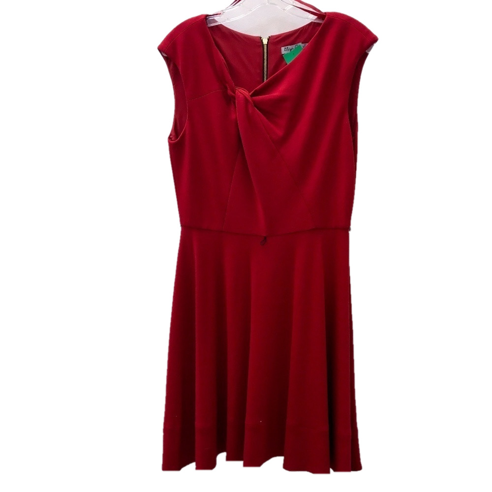 Eliza J Red Jersey Swing Dress